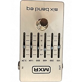 Used MXR M109 6 Band EQ Pedal