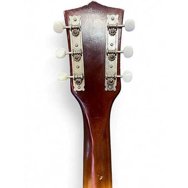 Vintage 1960s Kay K-102 Vanguard Sunburst Solid Body Electric Guitar