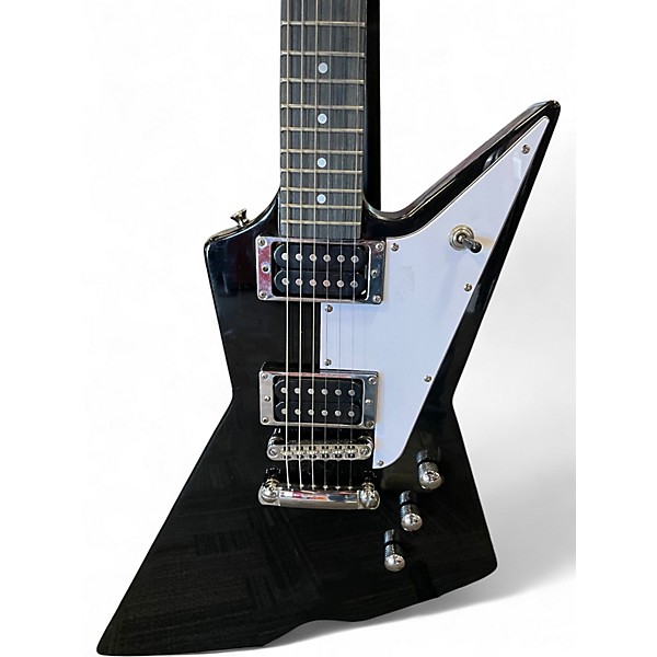 Used Harley Benton EX-76 Black Solid Body Electric Guitar