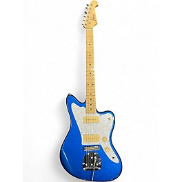 Used Indio DLX Blue Solid Body Electric Guitar