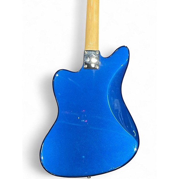 Used Indio DLX Blue Solid Body Electric Guitar