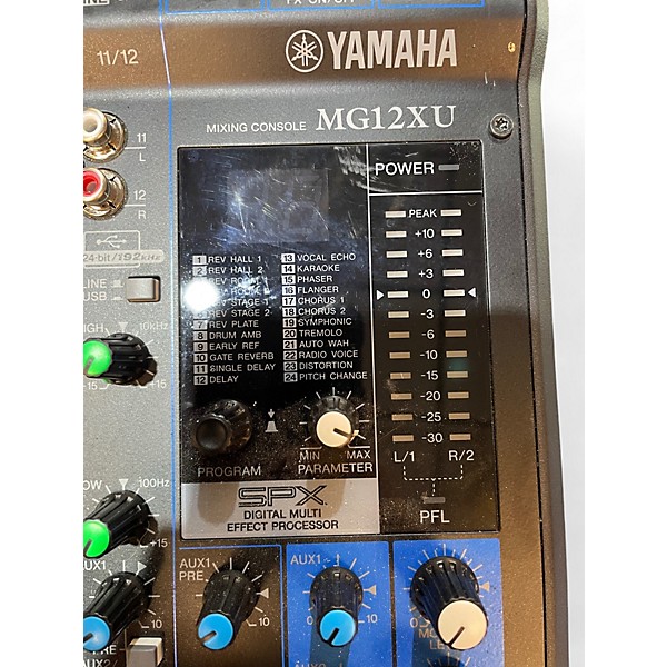 Used Yamaha MG12XU Unpowered Mixer