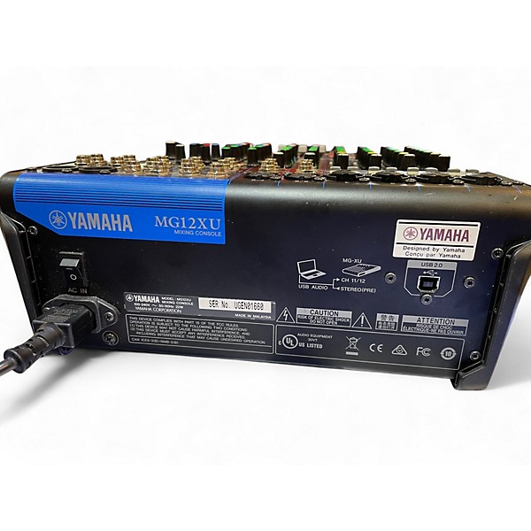 Used Yamaha MG12XU Unpowered Mixer