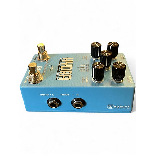 Used Keeley Hydra Stereo Reverb and Tremolo Effect Pedal