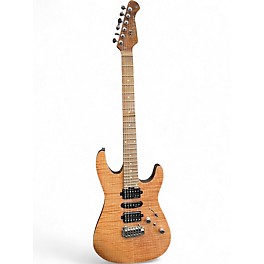 Used Harley Benton STRAT STYLE Natural Solid Body Electric Guitar