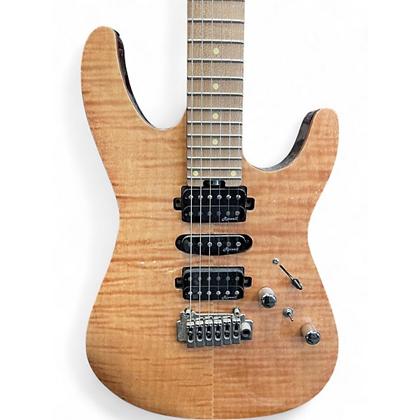 Used Harley Benton STRAT STYLE Natural Solid Body Electric Guitar
