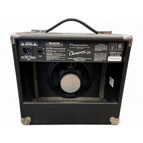 Used Fender Champion 20 Guitar Combo Amp