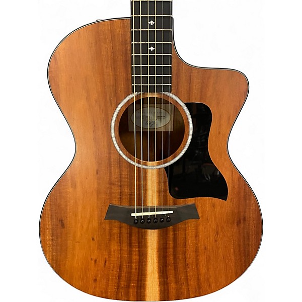 Used Taylor 224CEKDLX Natural Acoustic Electric Guitar