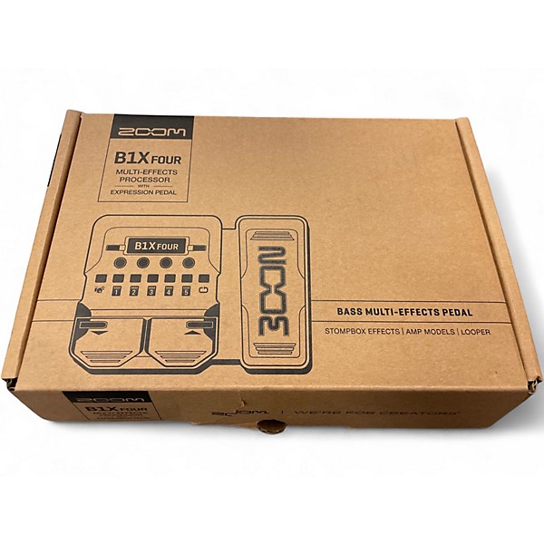 Used Zoom B1X Four Effect Processor