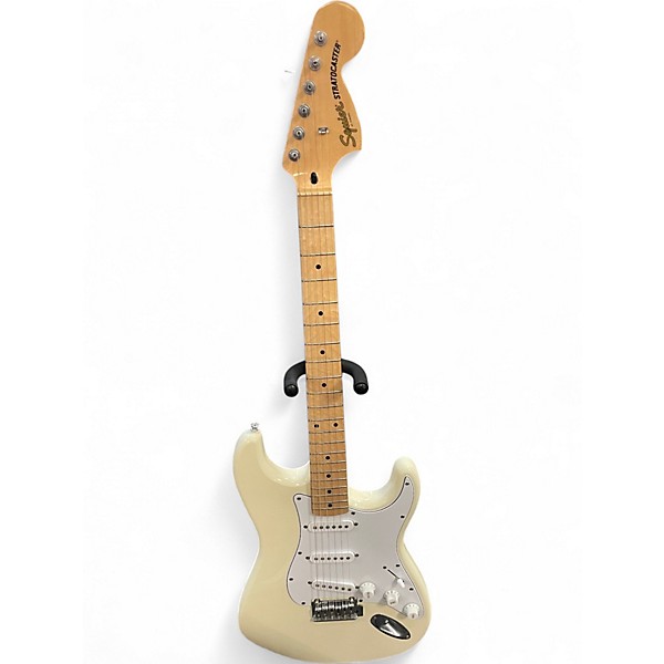 Used Squier Affinity Series Starcaster Olympic White Hollow Body Electric Guitar