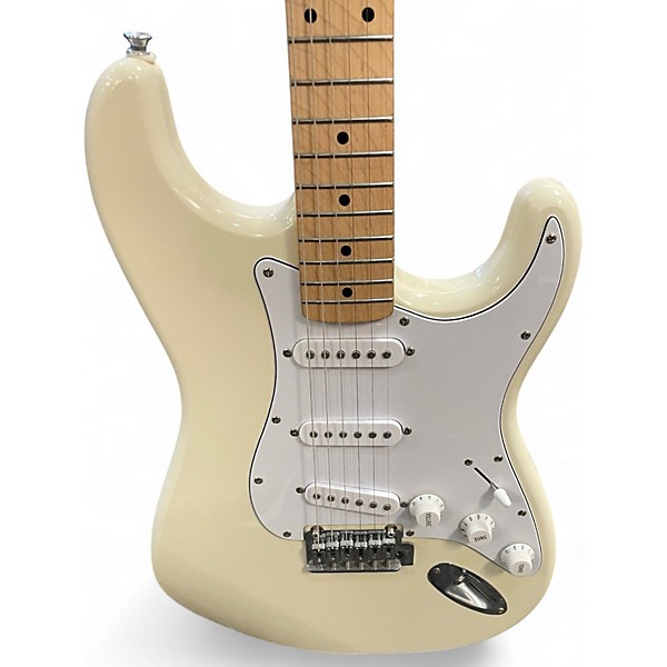 Used Squier Affinity Series Starcaster Olympic White Hollow Body Electric Guitar
