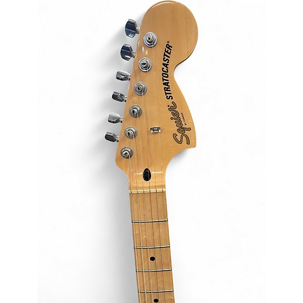 Used Squier Affinity Series Starcaster Olympic White Hollow Body Electric Guitar
