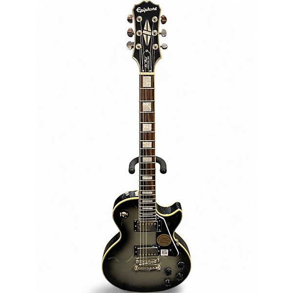 Used Epiphone Les Paul Custom Pro Silverburst Solid Body Electric Guitar