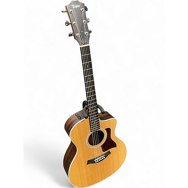 Used Taylor 214CE Natural Acoustic Electric Guitar