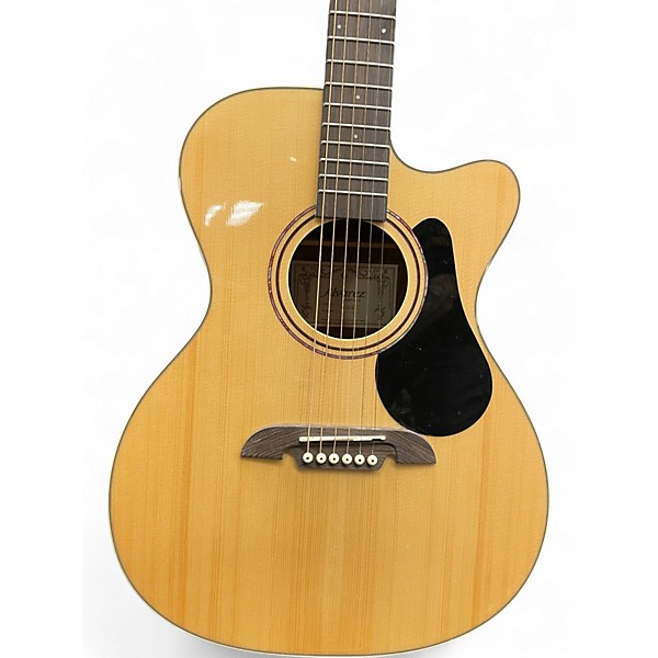 Used Alvarez RF26CE OM/Folk Natural Acoustic Electric Guitar