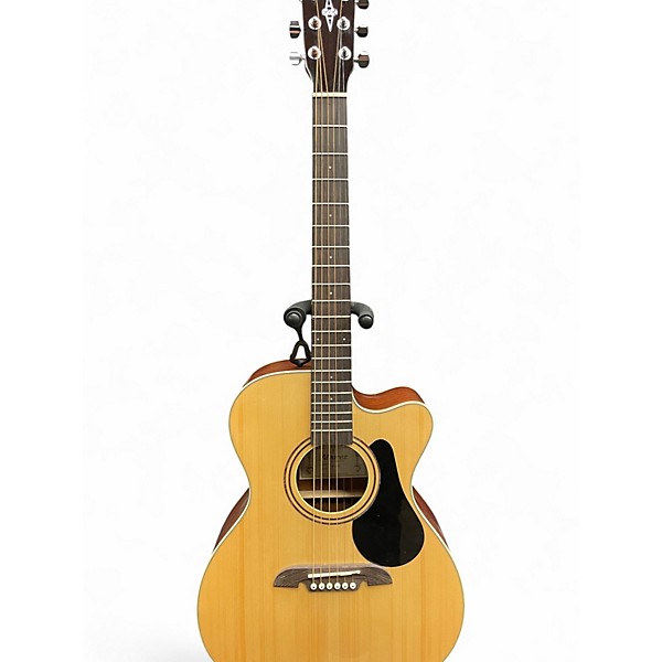 Used Alvarez RF26CE OM/Folk Natural Acoustic Electric Guitar