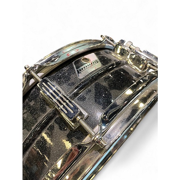 Used Ludwig 5X14 Acrolite Snare BLACK GALAXY Drum