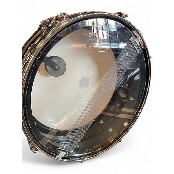 Used Ludwig 5X14 Acrolite Snare BLACK GALAXY Drum