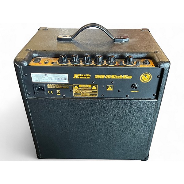 Used Markbass CMB 101 Black Line 40W 1x10 Bass Combo Amp