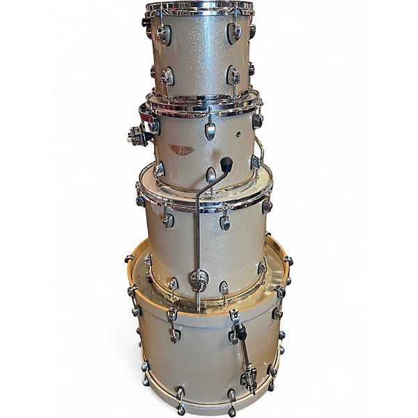 Used SPL 4 Piece Velocity  Gold Sparkle Drum Kit