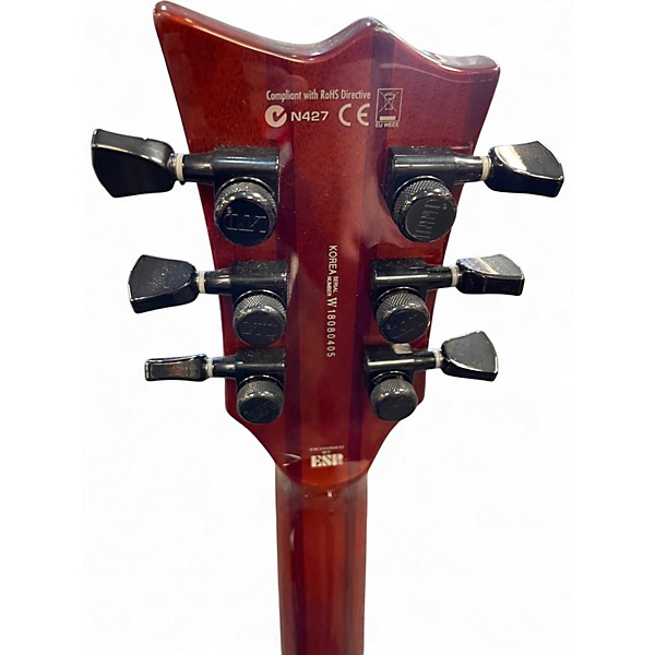 Used ESP LTD EC1000 Deluxe red Solid Body Electric Guitar