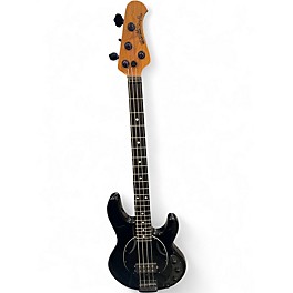 Used Ernie Ball Music Man Stingray 4 HEJBK Black Electric Bass Guitar