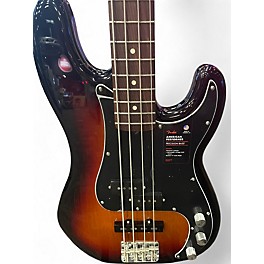 Used Fender American Performer Precision Bass 2 Color Sunburst Electric Bass Guitar
