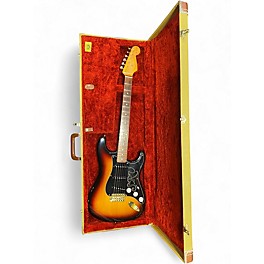 Vintage 1999 Fender Artist Series Stevie Ray Vaughan Stratocaster 3 Color Sunburst Solid Body Electric Guitar