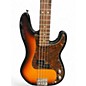 Used Fender Standard Precision Bass SUNBURST Electric Bass Guitar