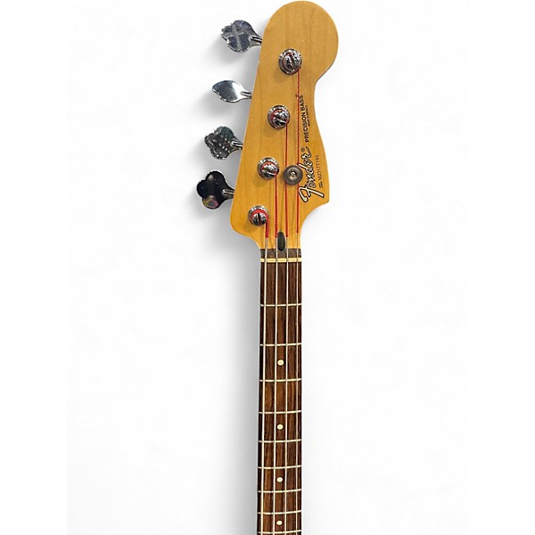 Used Fender Standard Precision Bass SUNBURST Electric Bass Guitar