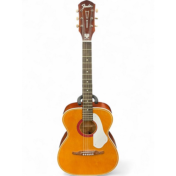 Vintage 1969 Fender Student Guitar Natural Acoustic Guitar