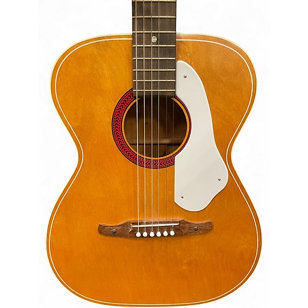 Vintage 1969 Fender Student Guitar Natural Acoustic Guitar