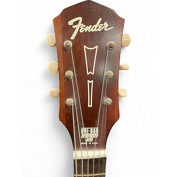 Vintage 1969 Fender Student Guitar Natural Acoustic Guitar