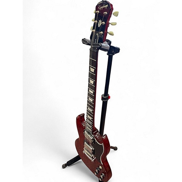 Used Epiphone Inspired By Gibson SG Cherry Solid Body Electric Guitar
