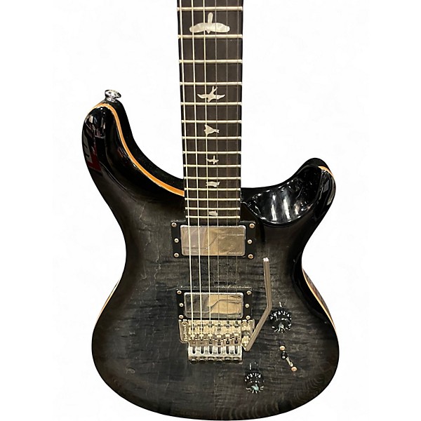 Used PRS SE Custom 24 Gray Solid Body Electric Guitar