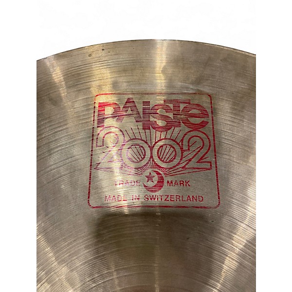 Used Paiste 19in 2002 Ride Cymbal