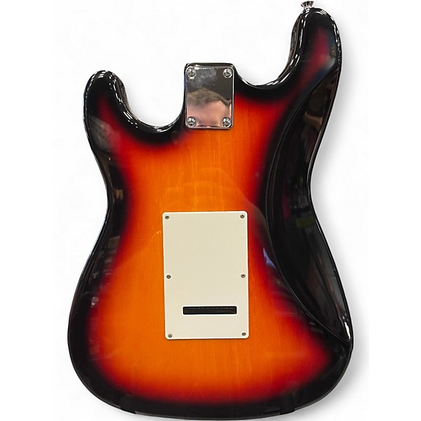 Used Starcaster by Fender Stratocaster 3 Tone Sunburst Solid Body Electric Guitar