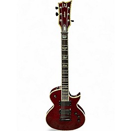 Used ESP LTD DELUX EC-1000 BLACK CHERRY Solid Body Electric Guitar