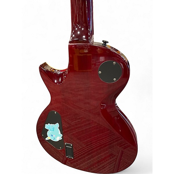 Used ESP LTD DELUX EC-1000 BLACK CHERRY Solid Body Electric Guitar