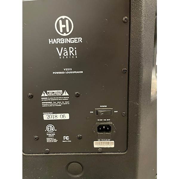 Used Harbinger V2215 Powered Speaker