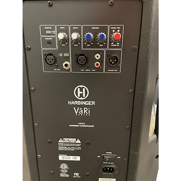 Used Harbinger V2215 Powered Speaker