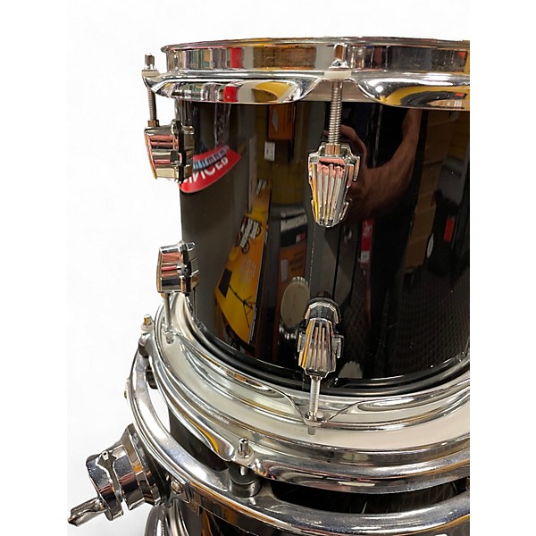 Used Ludwig 6 Piece ELEMENT Black Drum Kit