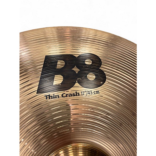 Used SABIAN 17in B8 Crash Cymbal