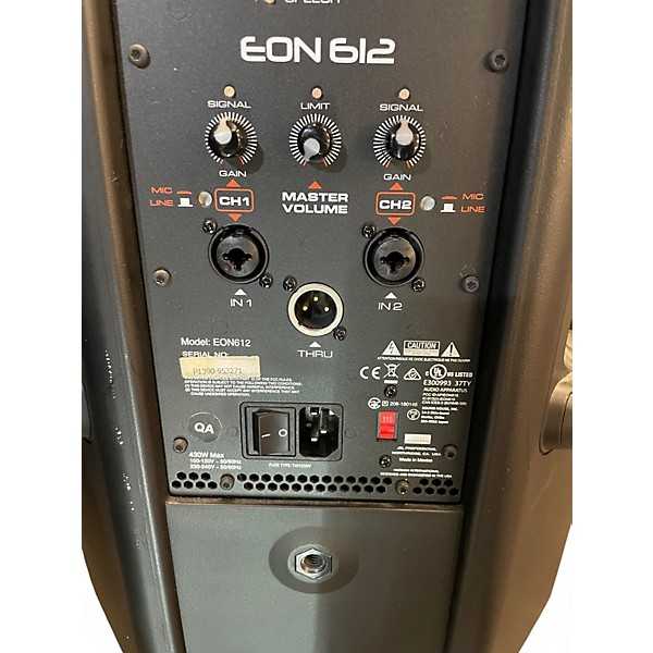 Used JBL EON 612 Powered Speaker