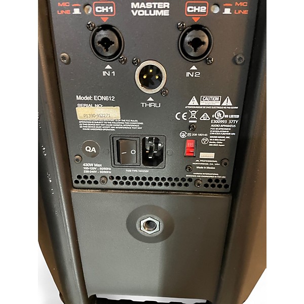 Used JBL EON612 Powered Speaker