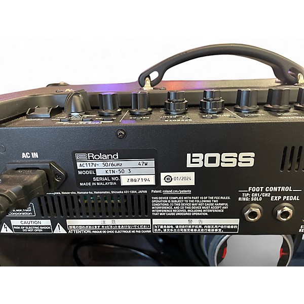 Used BOSS Katana KTN50 50W 1X12 Guitar Combo Amp
