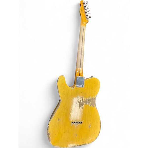 Used Fender Custom Shop Heavy Relic '52 Telecaster Yellow Solid Body Electric Guitar