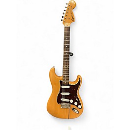 Used 2019 Squier Classic Vibe 1970s Stratocaster Natural Solid Body Electric Guitar