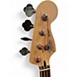 Used Fender Standard Fretless Jazz Bass Black and White Electric Bass Guitar