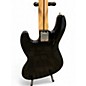 Used Fender Standard Fretless Jazz Bass Black and White Electric Bass Guitar
